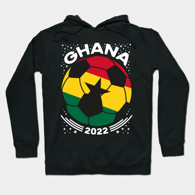 Ghana Flag Soccer Football Team Hoodie by mcoshop